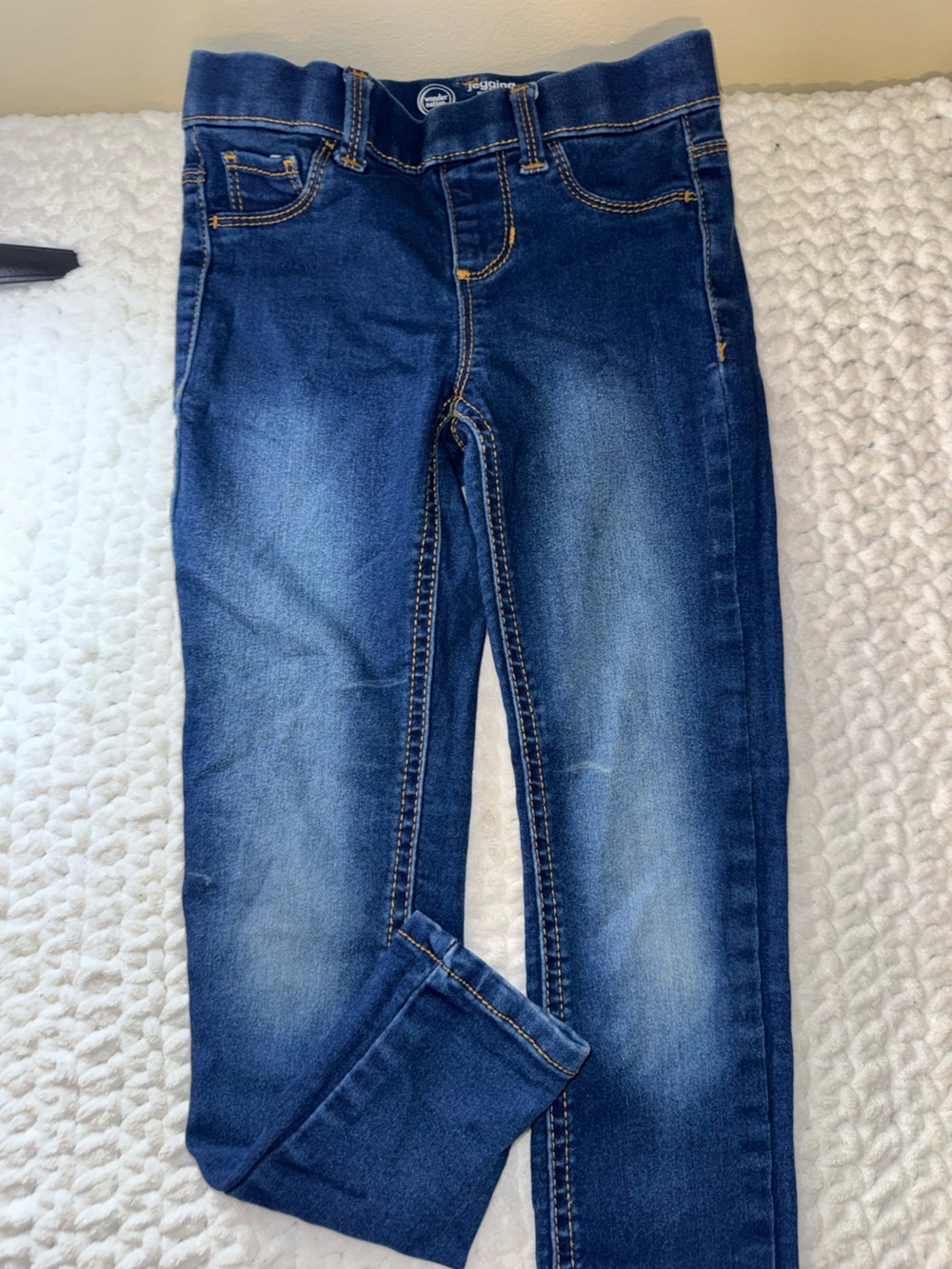 wonder nation Skinny Jeans in Faded Blue Wash